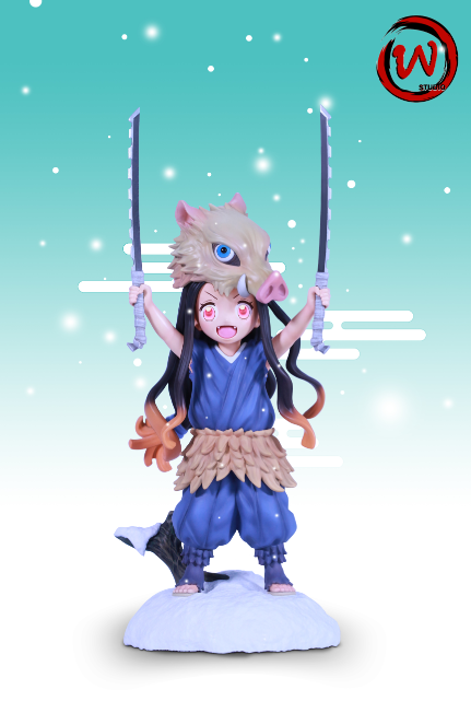 梦想小镇 w 祢豆子cos系列 伊之助 限量手办现货