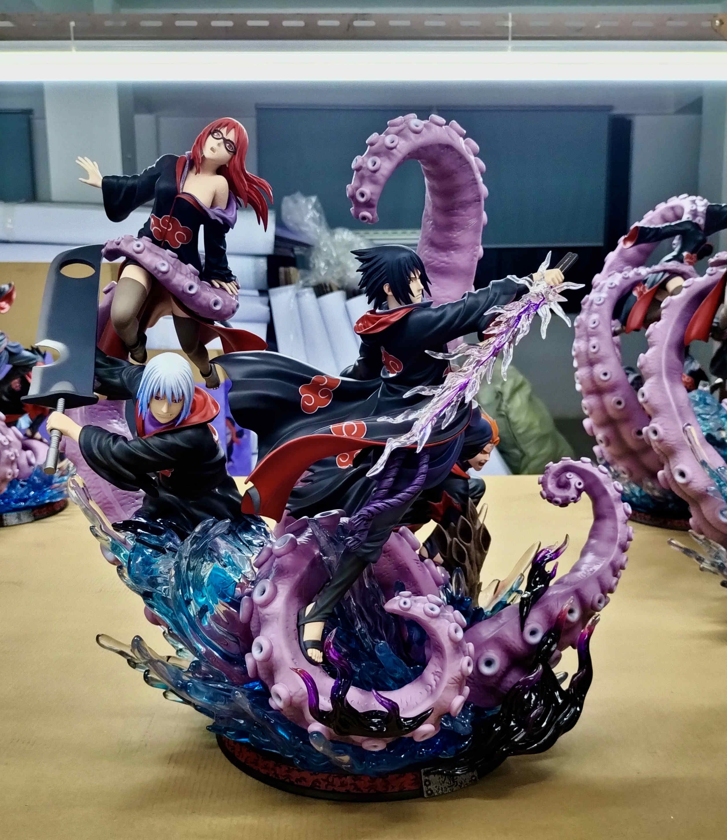 UTS鹰小队佐助水月香燐重吾手办