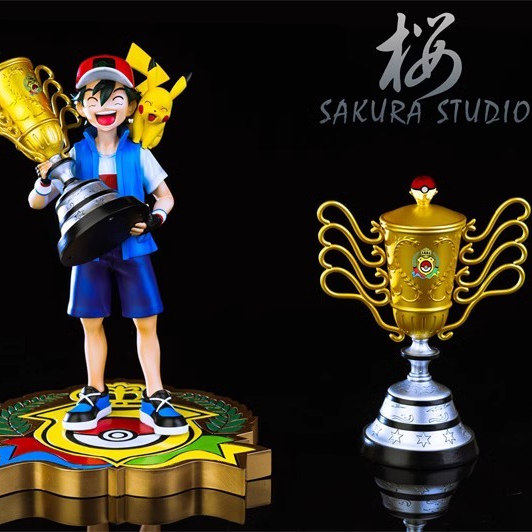 梦想小镇 樱 SAKURA 爷青回 冠军小智 限量手办雕像现货
