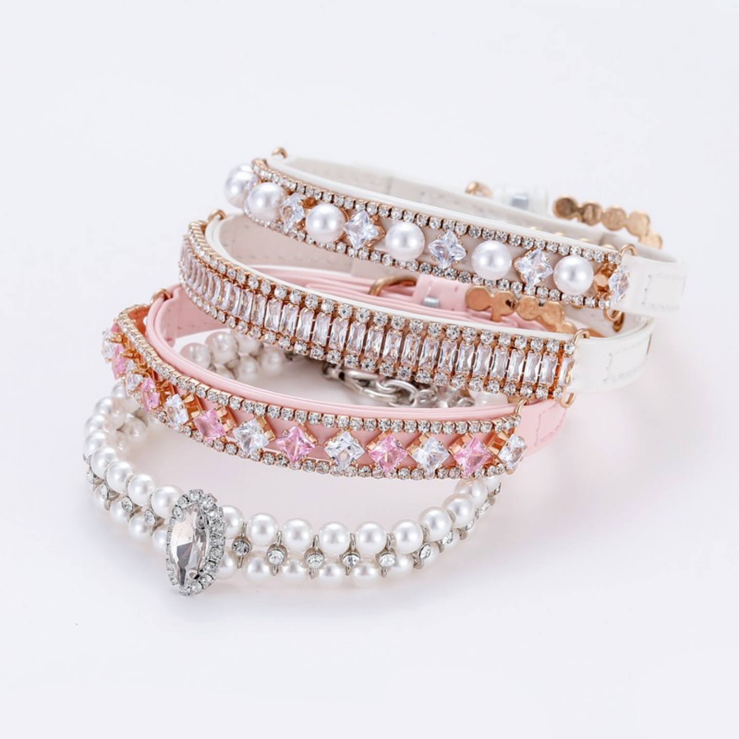 宠物项圈狗狗猫咪外项链饰品珍珠