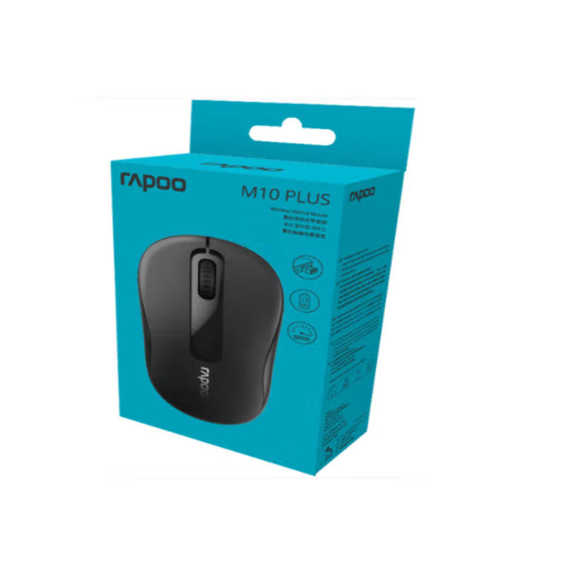 雷柏M10plus无线鼠标笔记本台式电脑办公家用小巧省电