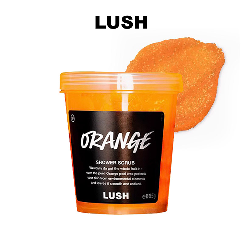 lush岚舒官方正品香橙磨砂沐浴露