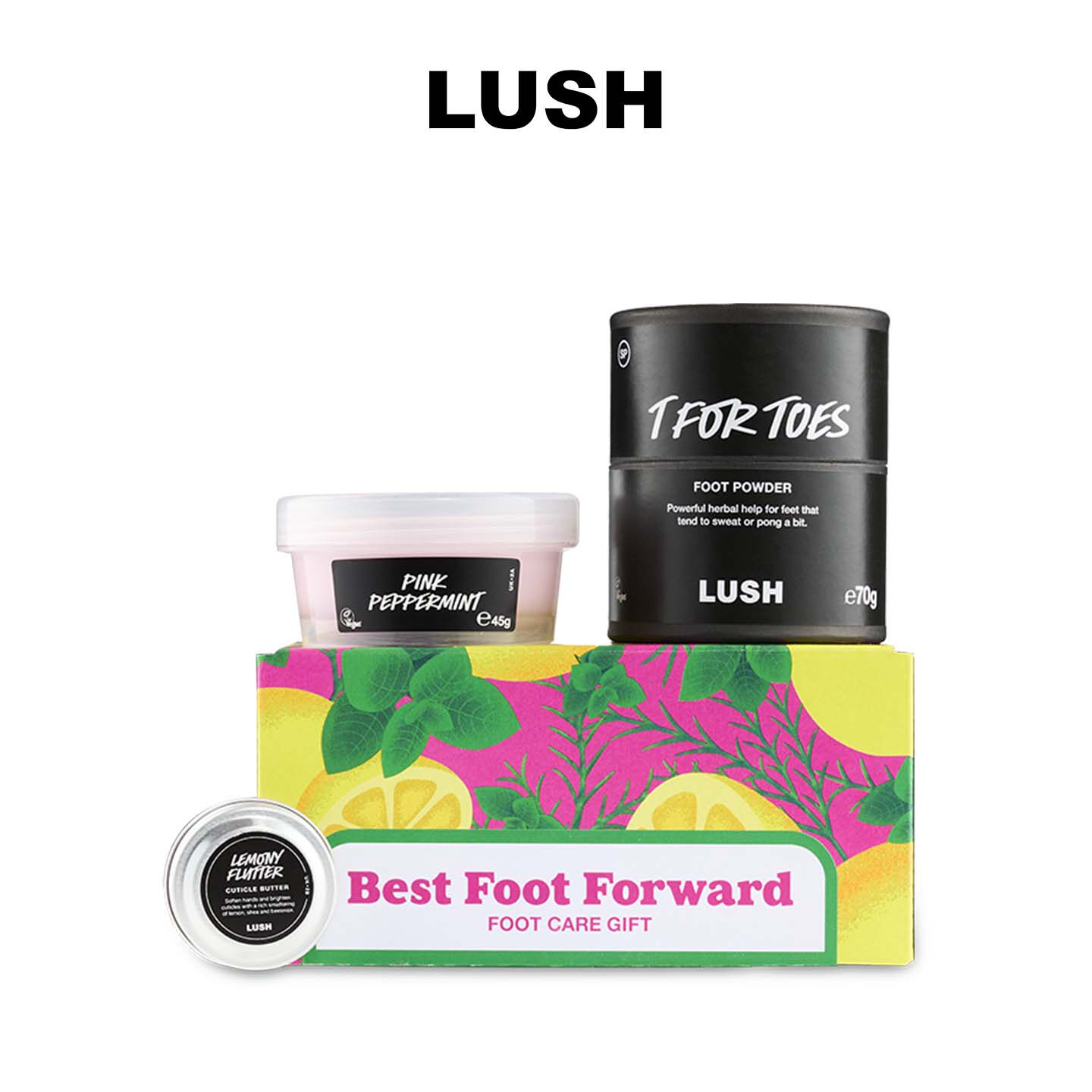 LUSH岚舒官方正品 全面满足礼盒 足部护理润足保湿滋养护甲去死皮