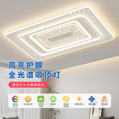 2025新款现代简约客厅主大灯卧室全屋套餐轻奢高级感大气中山灯具