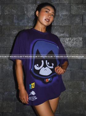 TTWOLVES限定CIVIL超柔软定织全棉水洗男女健身运动短袖T恤D448