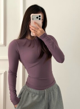 TTWOLVES超柔软舒适Soft2.0女士简约运动健身打底高弹长袖T恤X10