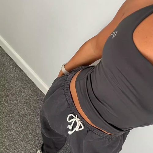 百搭好穿！TTWOLVES速干女士健身运动内置胸垫可拆卸方领背心S61