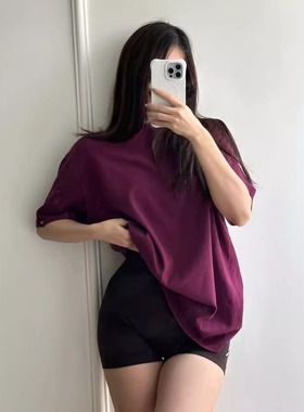 TTWOLVES原创纯色超柔软tee轻薄百搭日常短袖健身透气运动女款C92