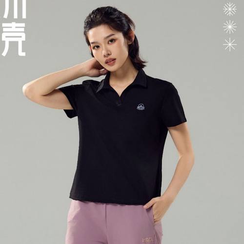 冰川时代女短袖夏POLO衫半袖T恤
