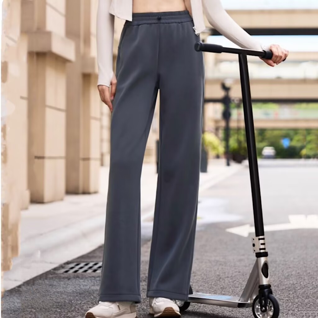 宝罗兰蔓越莓润肤糯米裤休闲裤女