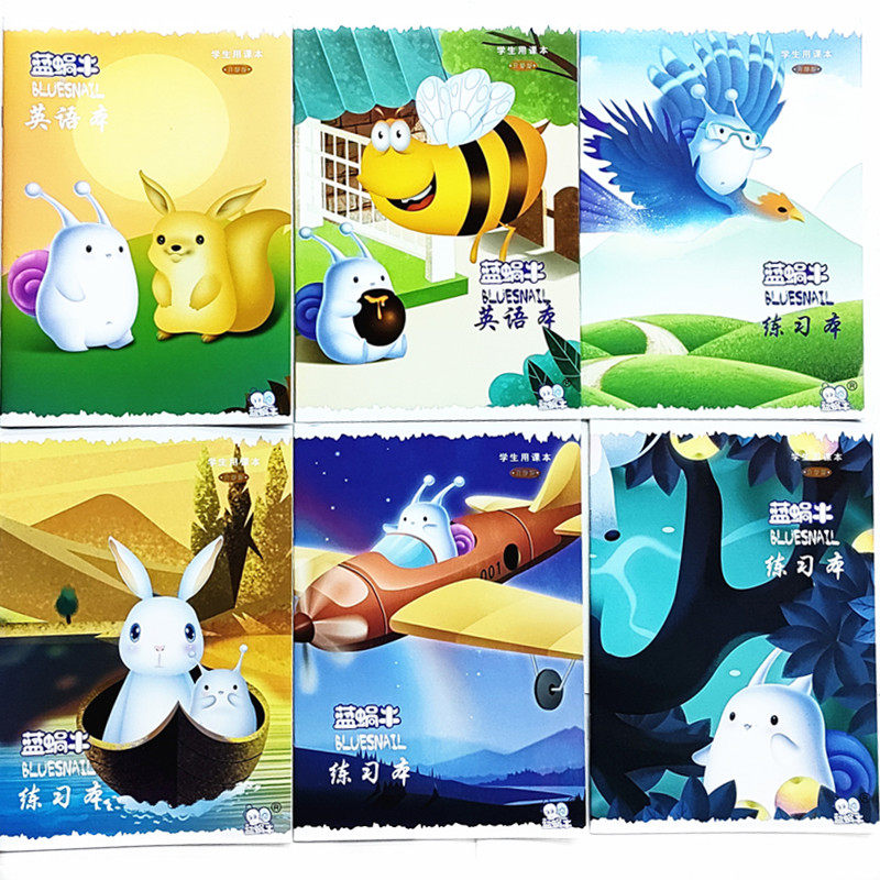 蓝蜗牛本子练习本英语作文本