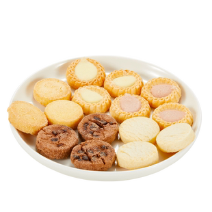 波路梦hellokitty库勒米三丽鸥蛋塔曲奇饼干黄油芝士牛奶甜点零食