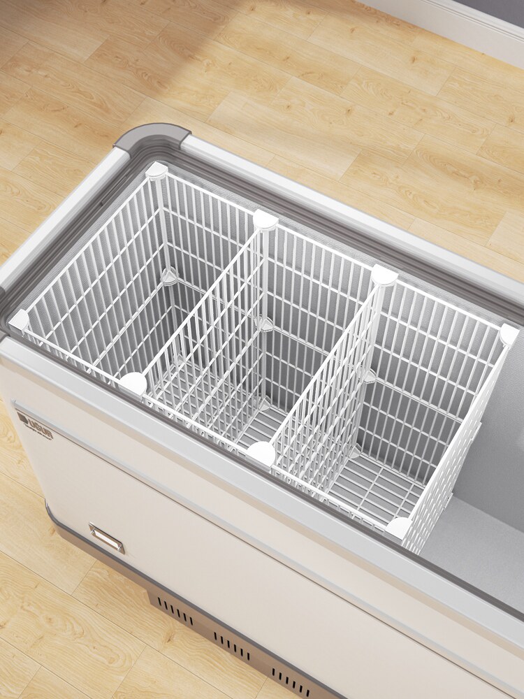 冰柜内部置物架分区隔板冷冻冷藏雪柜分层架隔板商用冰柜雪糕框盒