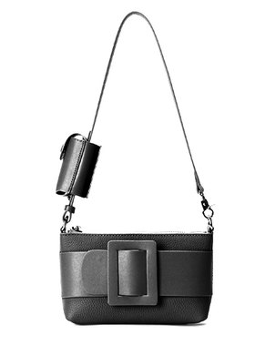 2025冬女士时尚皮革单肩包斜挎便携小方包腋下包