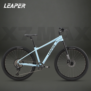 LEAPER莉泊油碟山地车12速禧玛诺变速越野自行车男女铝合金单车