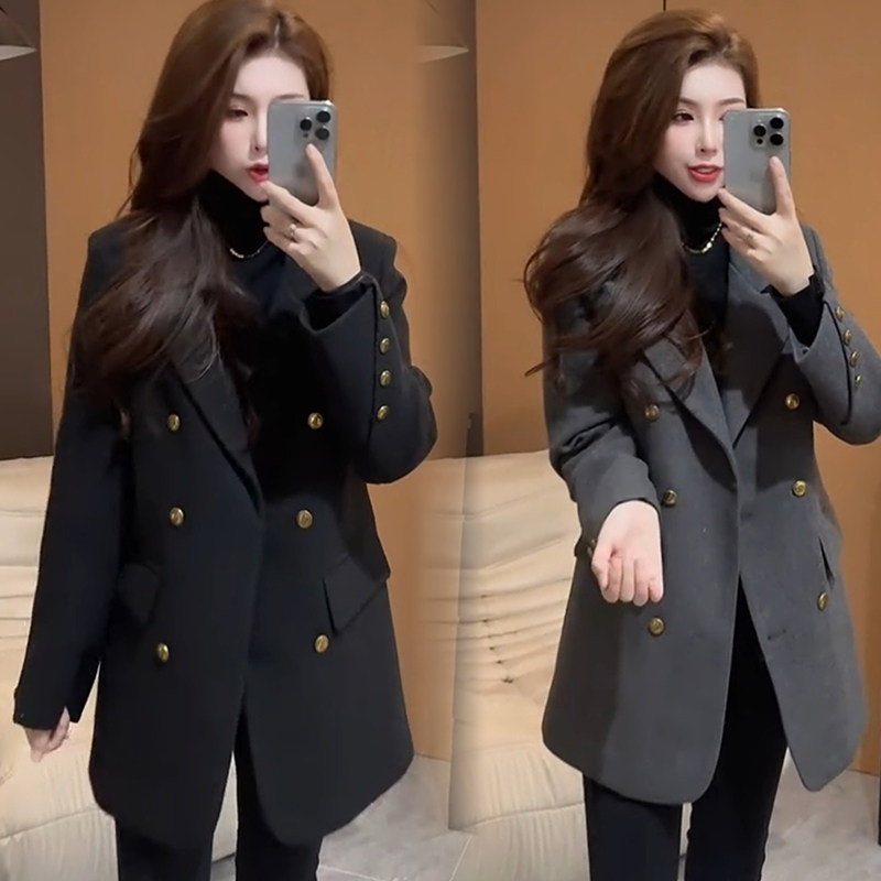 高档时尚气质西服外套女