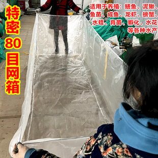 鱼苗鳝鱼泥鳅水产养殖网箱水产育苗存鱼养鱼网箱大中小型防逃网箱