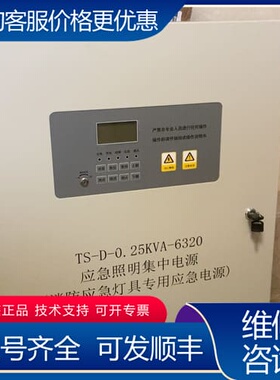议价泰和安TS-D-0.25KVA-6320/512应急照明集中可维修