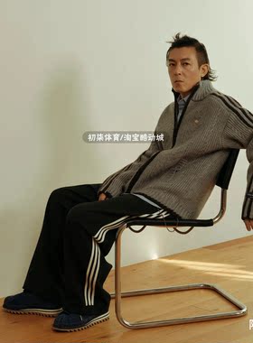 阿迪达斯三叶草陈冠希同款运动裤