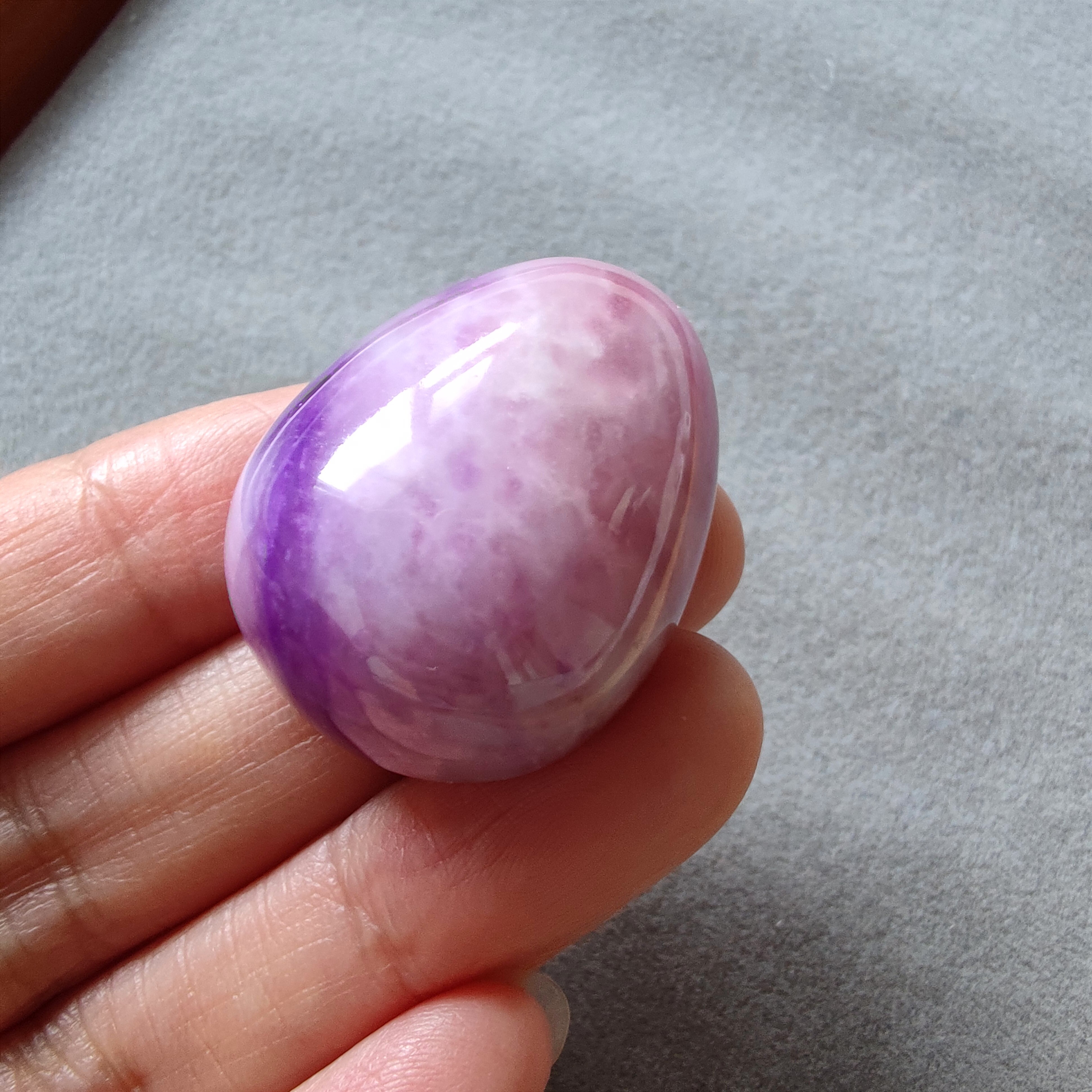 玉化老矿料舒俱徕裸石 幻彩苏纪石吊坠 珍藏品