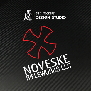 适用Noveske 喷火猪 军标 军事 汽车车贴 车身贴纸 防水反光贴花