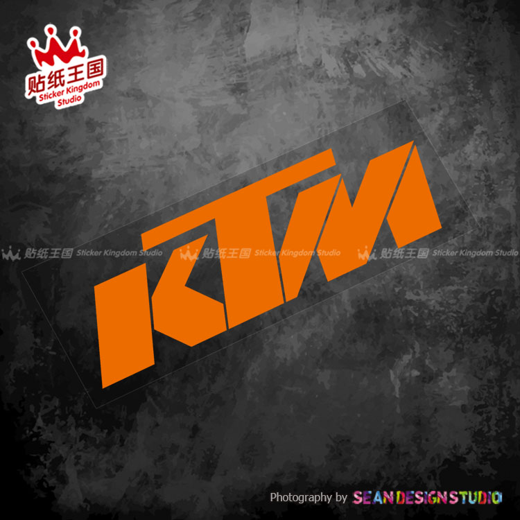 适用KTM 200 250 390 690 790 1290 RC8 车标装饰贴纸头盔车贴