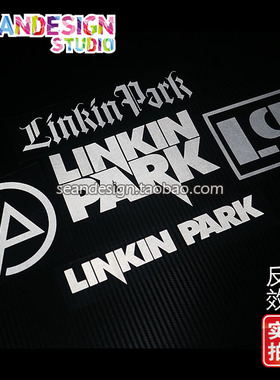 适用Linkin Park 林肯公园 音游02 汽车摩托车贴纸 个性防水贴花