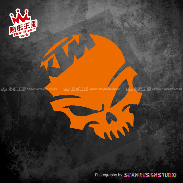 适用KTM 骷髅 Duke 250 390 790 890 1090 1190 1290车贴反光贴纸