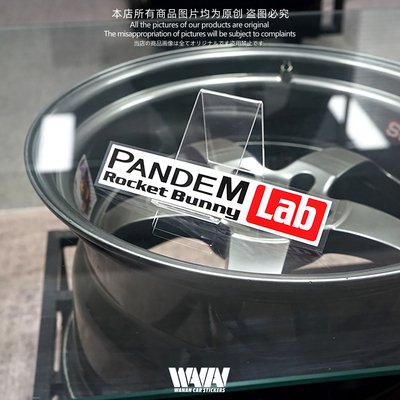 车贴适用于火箭兔rocketbunny汽车个性改装车身车窗反光贴纸