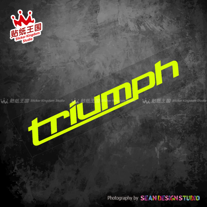 适用于 凯旋青蛙triumph 675RS 1200RS摩托车改装贴纸反光贴花 07