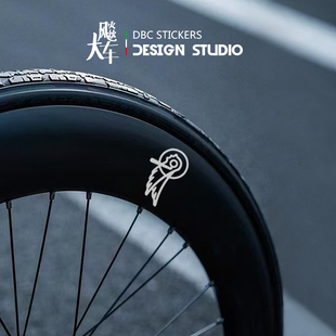 适用campagnolo适用于自行车车轮组装饰防水车贴贴纸