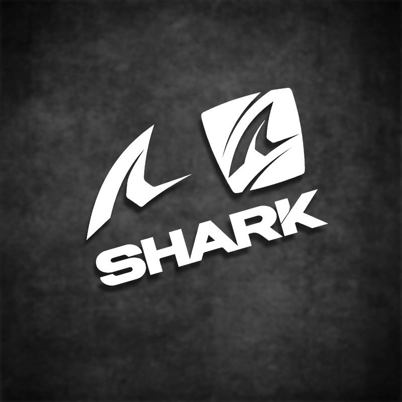 车贴适用于Shark鲨鱼头盔镜片装饰贴纸摩托车车 防水反光贴花