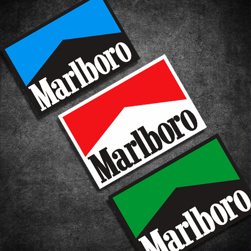 适用Marlboro  万宝路 汽车贴纸改装车贴花摩托车贴纸 个性防水贴