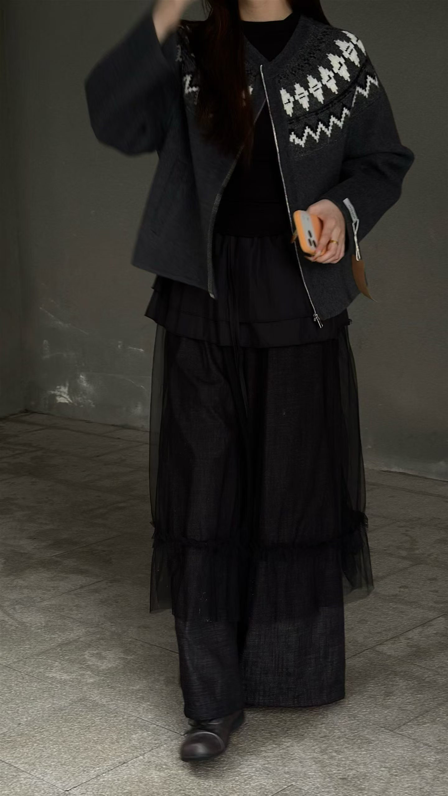 2026秋冬新款双面羊绒大衣女中长款高级感小个子宽松高端毛呢外套