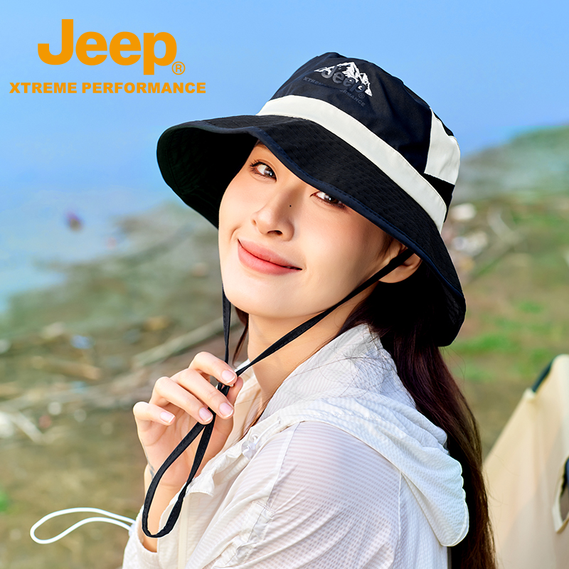 Jeep吉普夏季沙滩海边露营钓鱼帽