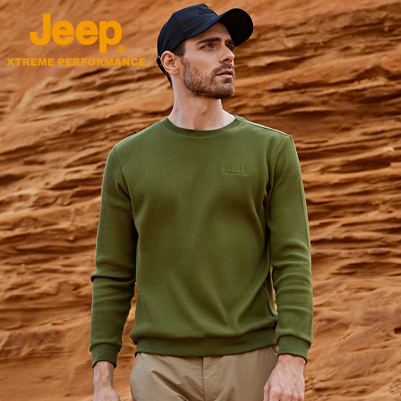 jeep旅行新款长袖t恤logo卫衣