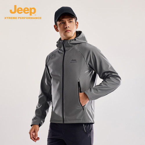 Jeep吉普户外防风夹克外套男