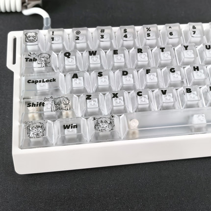 XVXH明日香雾透键帽适配made68迈从Ace68/G87夜魔EV63美加狮MAD60