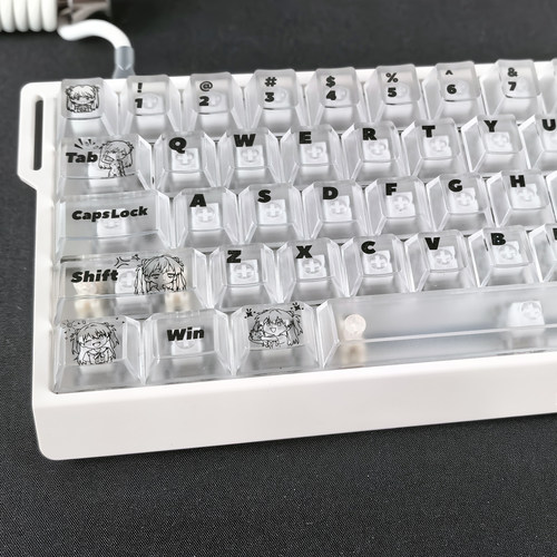 XVXH明日香雾透键帽适配made68迈从Ace68/G87夜魔EV63美加狮MAD60