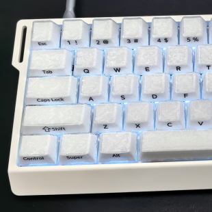 XVXH冰碳纹果冻键帽侧刻适配EV63迈从Ace68夜魔made68 ATKRS6雨75