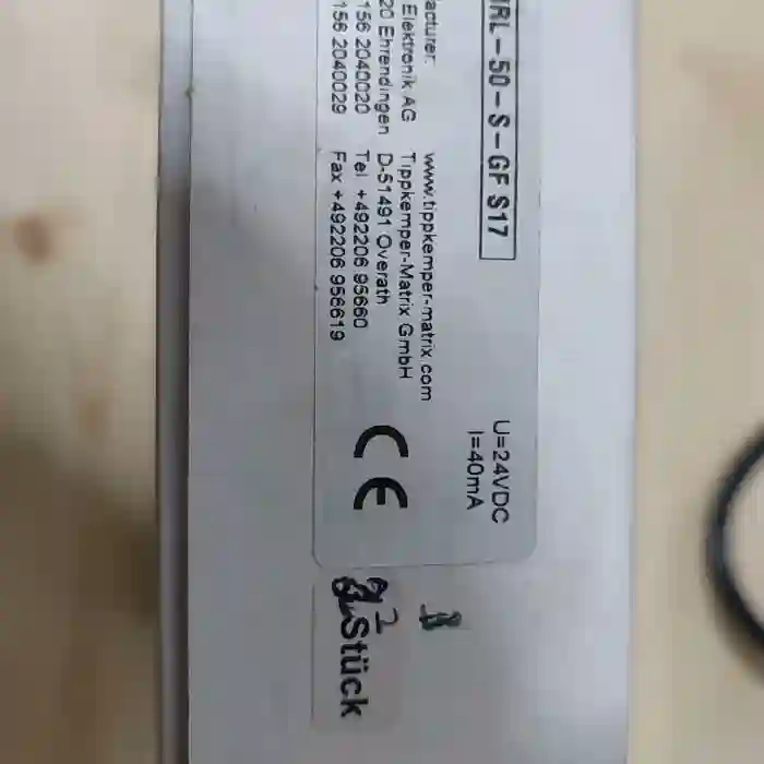议价TIPPKEMPER IRL-50-S-GF S17议价