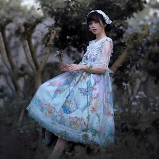 现货清仓余生原创洛丽塔波塞冬的海底Lolita裙可爱jsk连衣裙全款