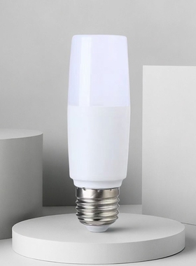 LED灯泡高亮柱形节能灯家用E27螺口柱泡客厅卧室台灯照明球泡光源