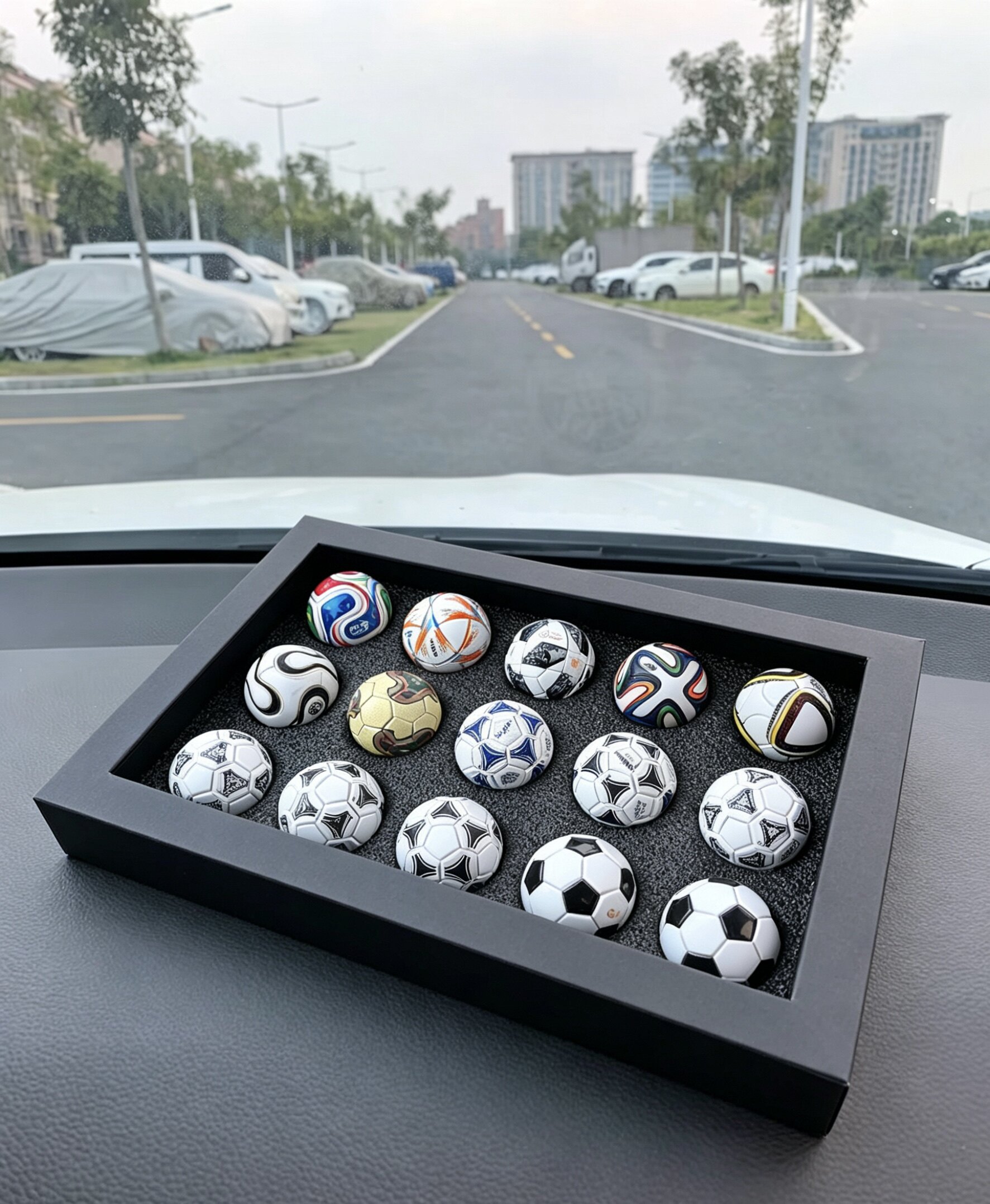 世界杯足球车载摆件纪念礼品