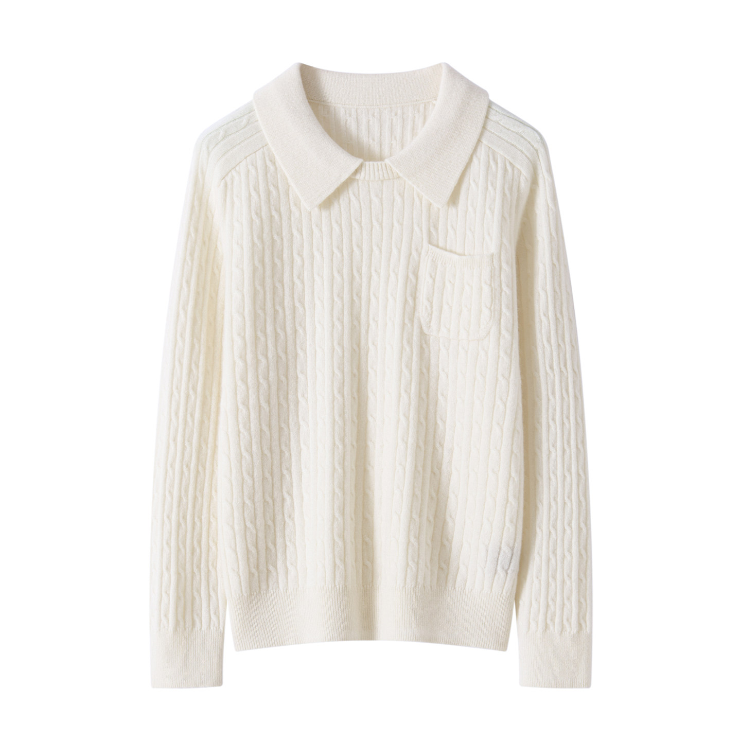 2025秋冬新款100%纯山羊绒女Polo翻领带兜麻花针织打底衫毛衣上衣,女装/女士精品,羊绒衫,淘宝优惠券,粉丝福利购,淘宝优惠卷