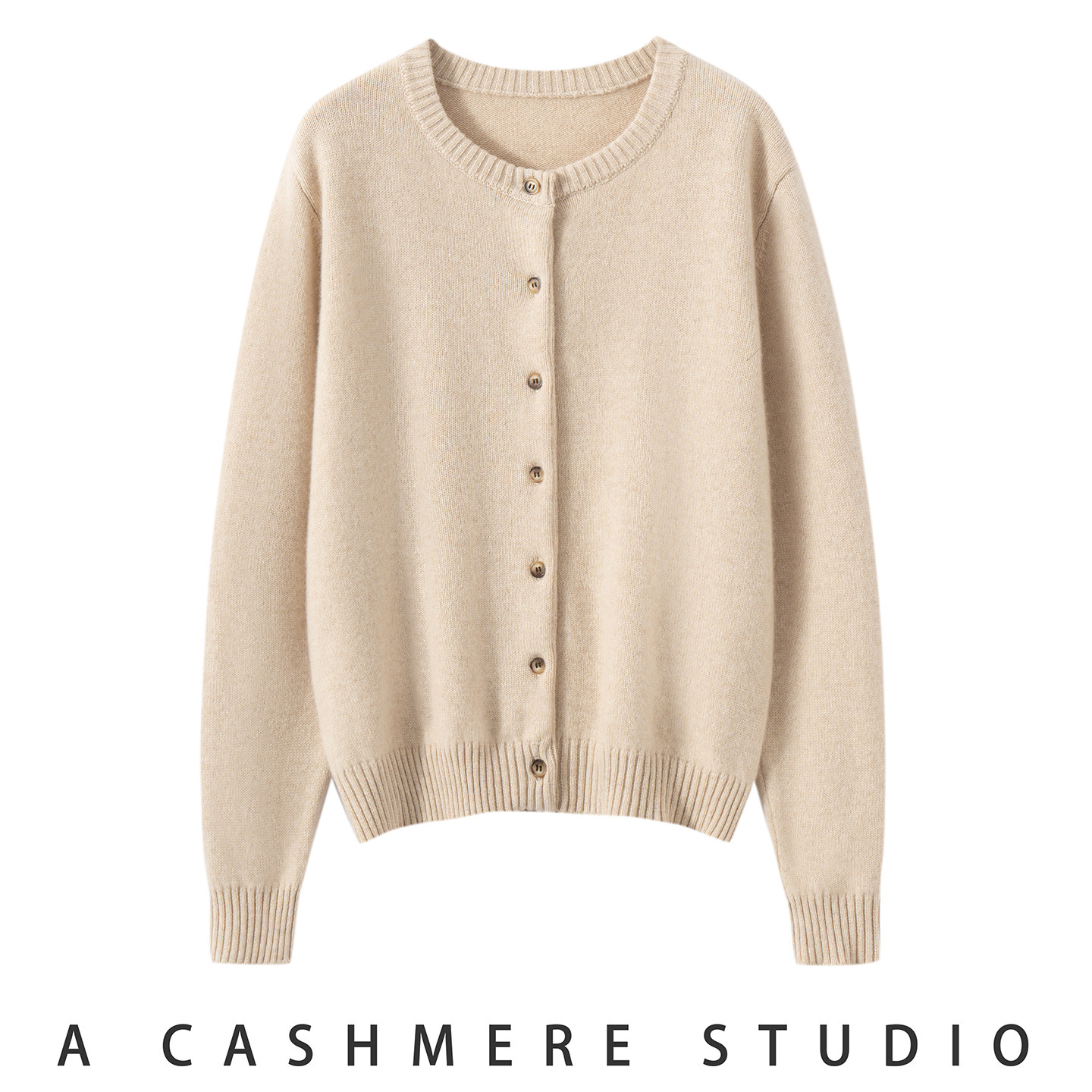 2025新款秋冬100%纯山羊绒衫女圆领针织开衫宽松加厚毛衣外套上衣,女装/女士精品,羊绒衫,淘宝优惠券,粉丝福利购,淘宝优惠卷