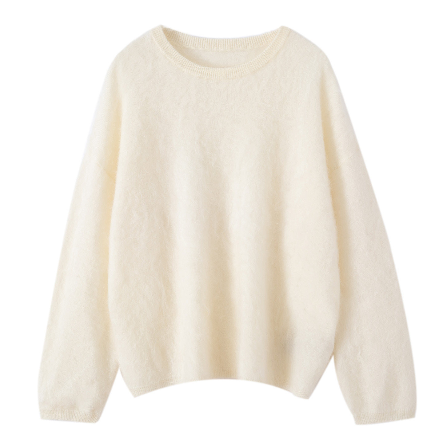 秋冬新款100%山羊绒衫女圆领拉绒加厚宽松毛衣针织打底衫百搭毛衣,女装/女士精品,羊绒衫,淘宝优惠券,粉丝福利购,淘宝优惠卷