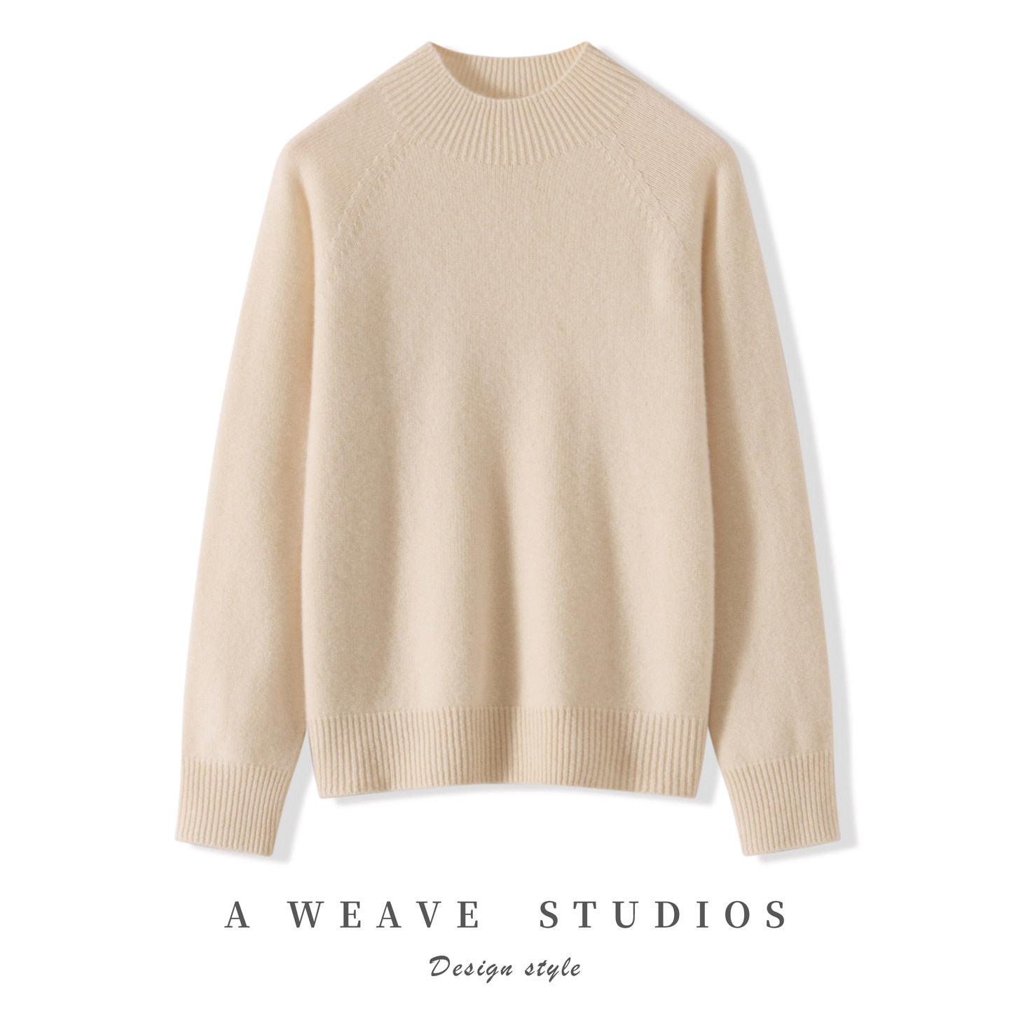 2025秋冬新款100%纯山羊绒衫女一线成衣插肩半高领针织毛衣打底衫,女装/女士精品,羊绒衫,淘宝优惠券,粉丝福利购,淘宝优惠卷