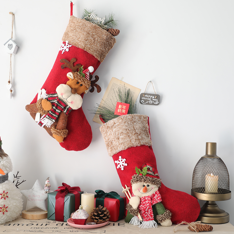 莘蝶圣诞袜圣诞节装饰礼品
