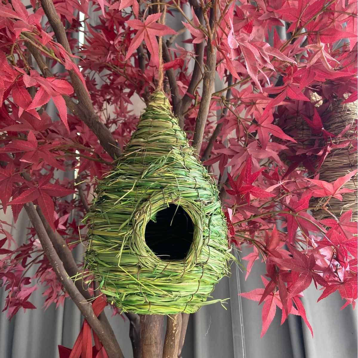 草编鸟窝鹦鹉窝保暖鸟巢草窝鸟笼用品用具虎皮鹦鹉小鸟窝装饰用品